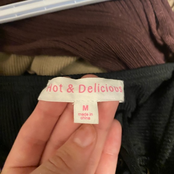 goth y2k strappy corset style lace up top - Picture 4 of 4